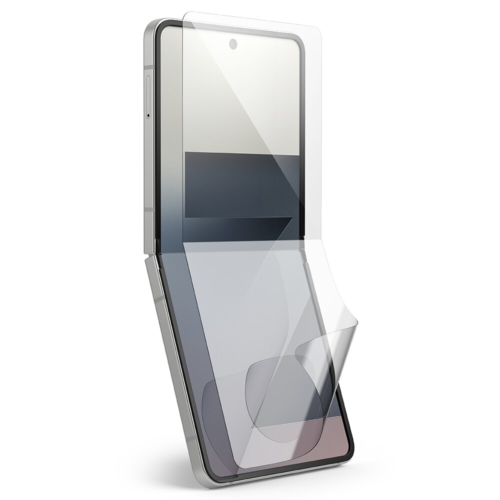 Samsung Galaxy Z Flip 7 Skærmbeskytter beskyttelsesfilm med installationsramme - Dual Easy (2-pak)