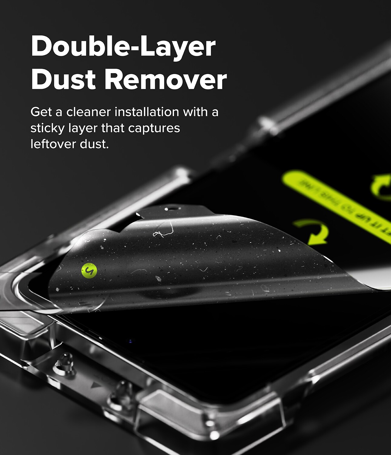Samsung Galaxy Z Flip 7 Skærmbeskytter beskyttelsesfilm med installationsramme - Dual Easy (2-pak)