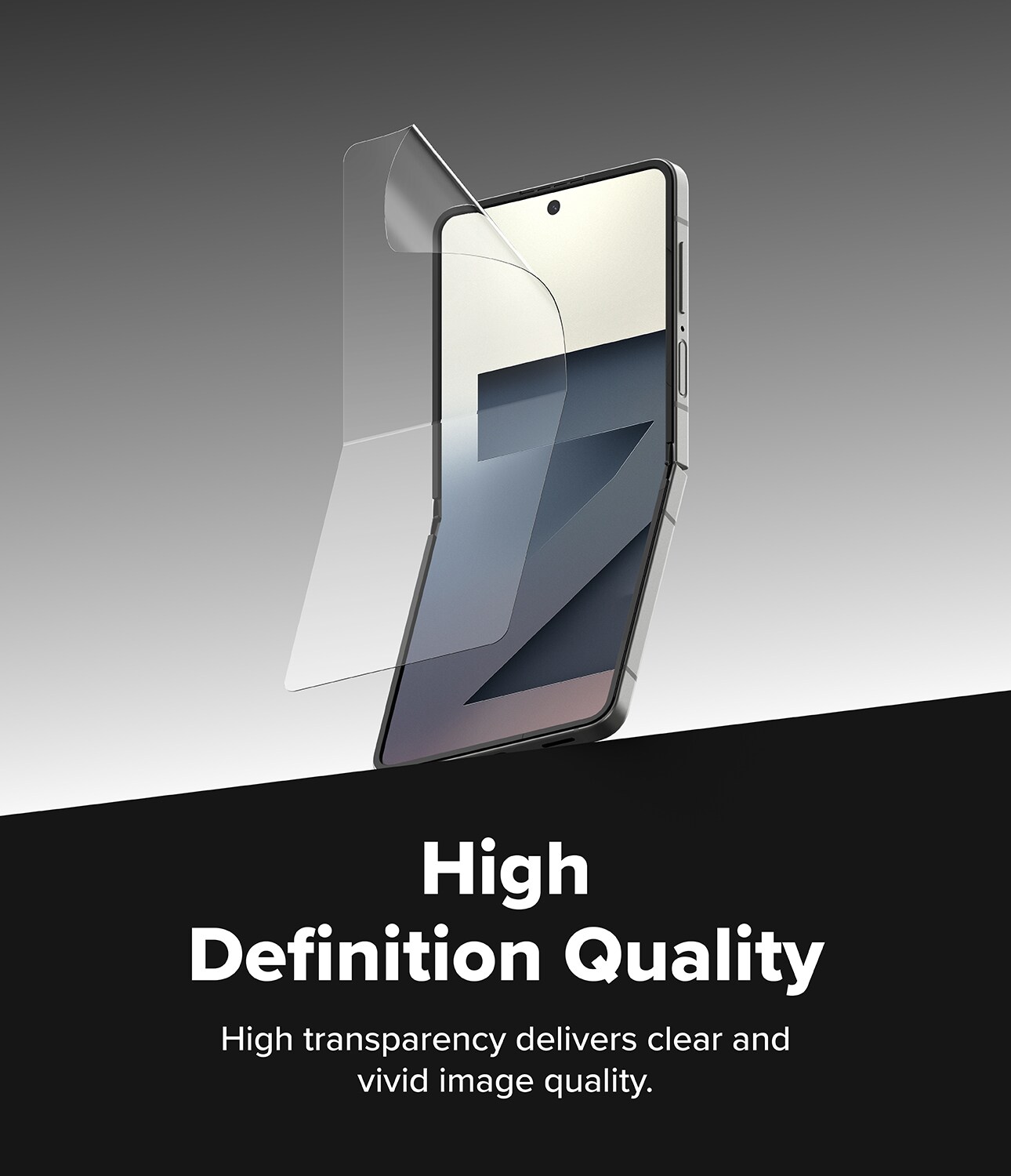 Samsung Galaxy Z Flip 7 Skærmbeskytter beskyttelsesfilm med installationsramme - Dual Easy (2-pak)