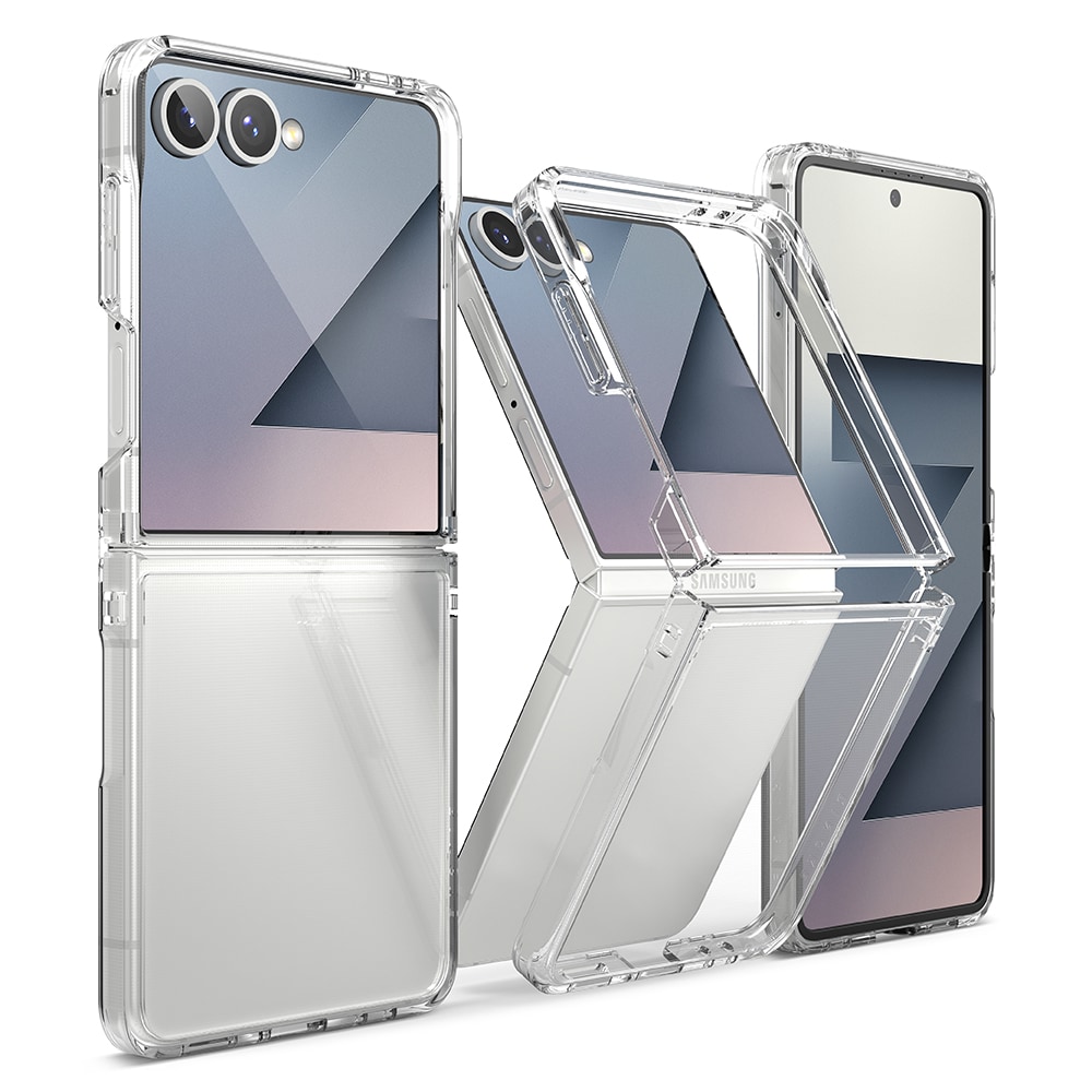Samsung Galaxy Z Flip 7 Fusion cover, Gennemsigtig