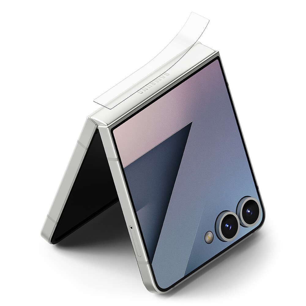 Samsung Galaxy Z Flip 7 Hinge beskyttelsesfilm - Dual Easy (2-pak)