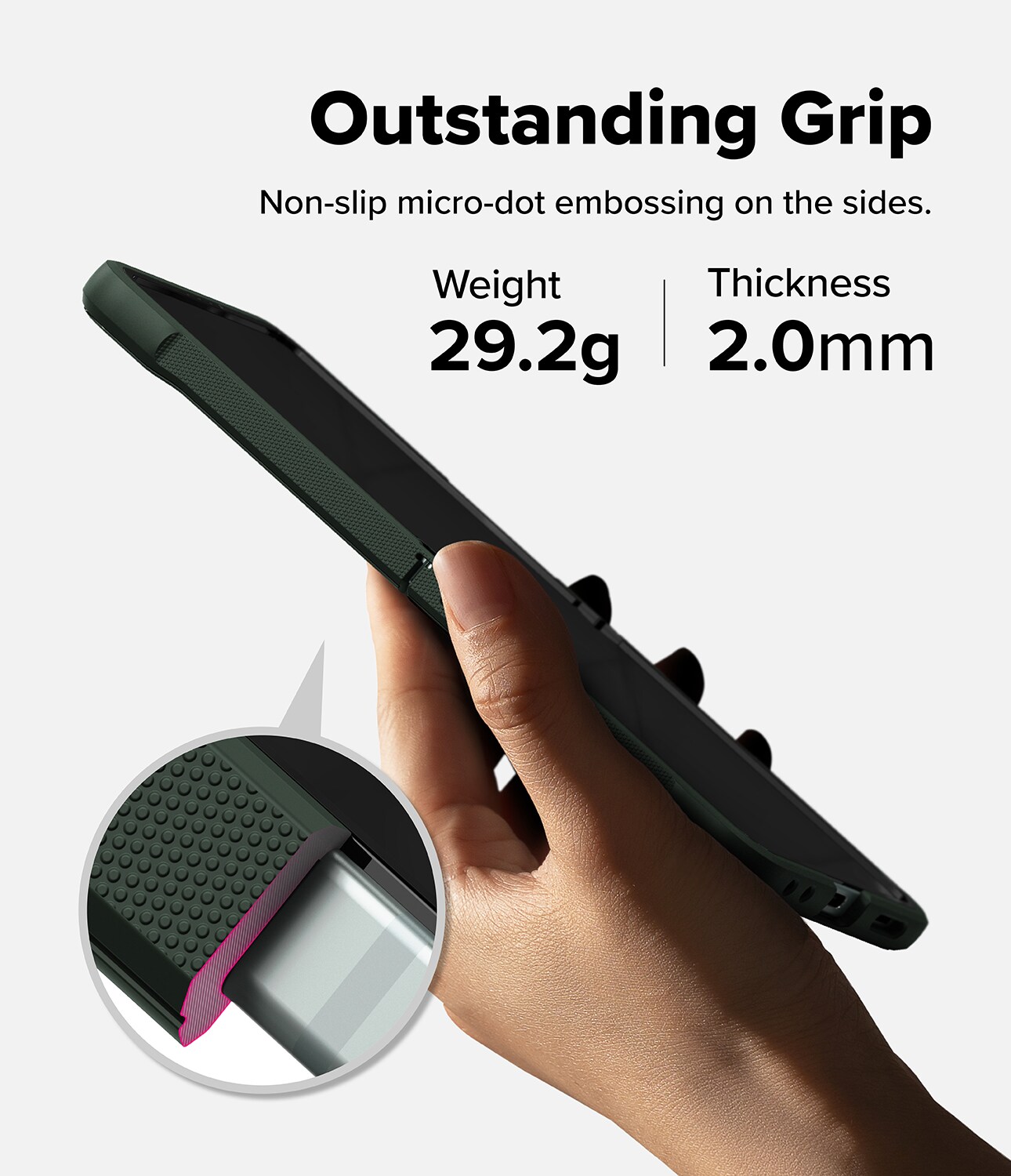 Samsung Galaxy Z Flip 7 Onyx Cover, Dark Green