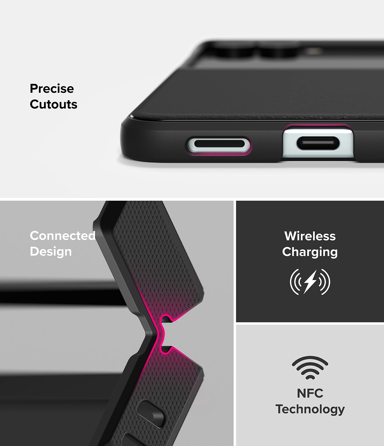 Samsung Galaxy Z Flip 7 Onyx MagSafe cover, Black