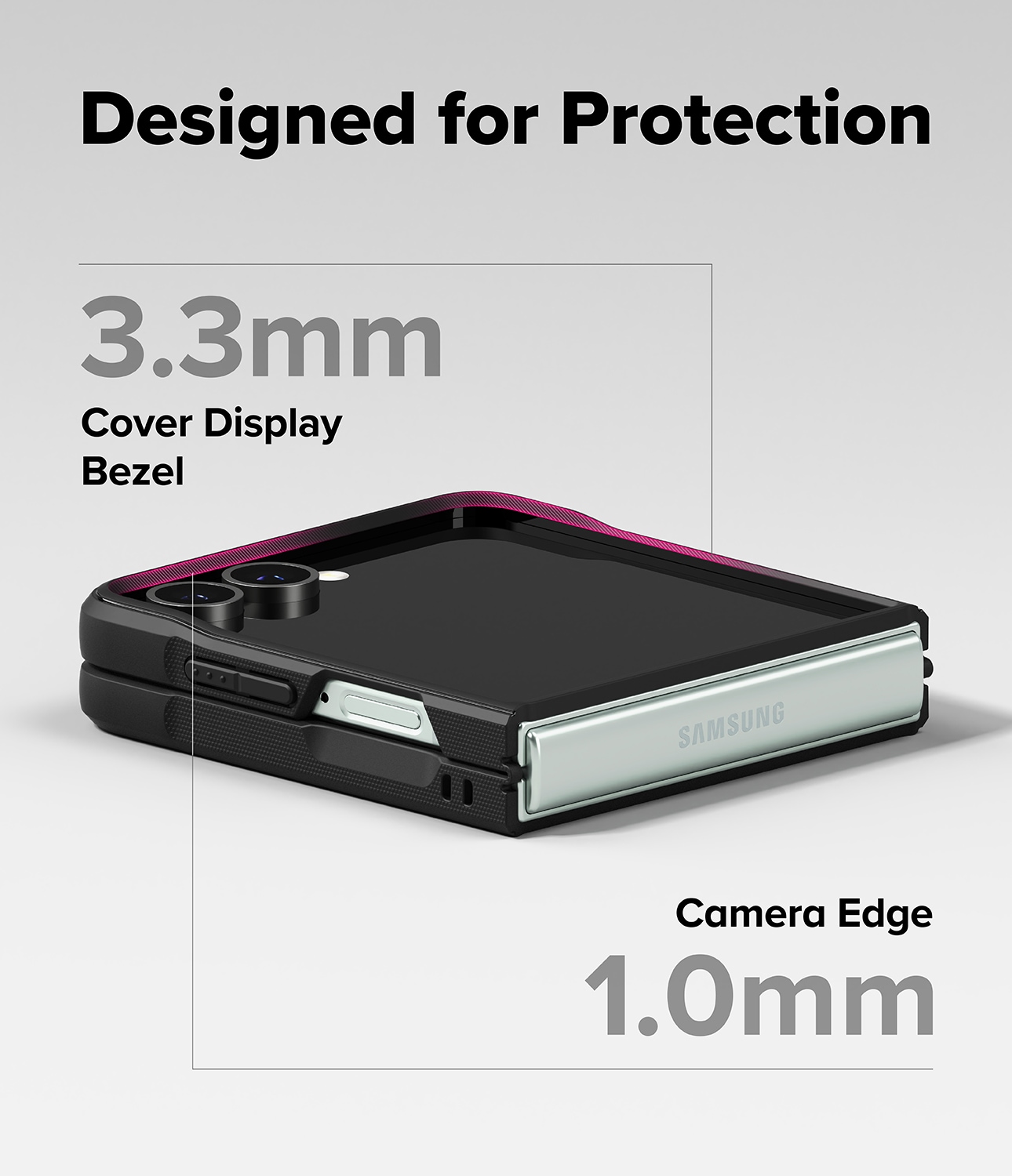 Samsung Galaxy Z Flip 7 Onyx MagSafe cover, Black