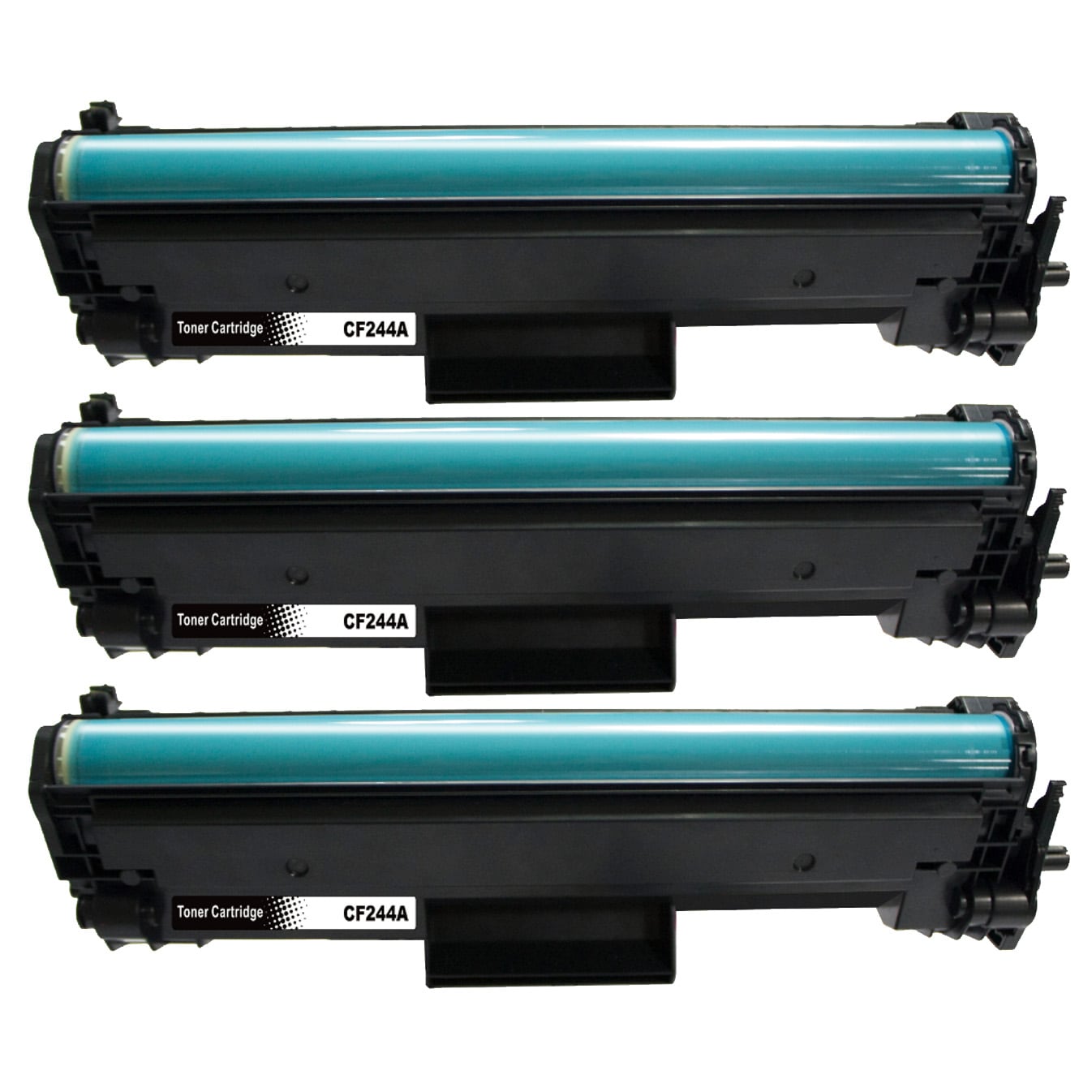 3-pak Kompatibel sort toner - erstatter HP 44A / CF244A - 1000 sider