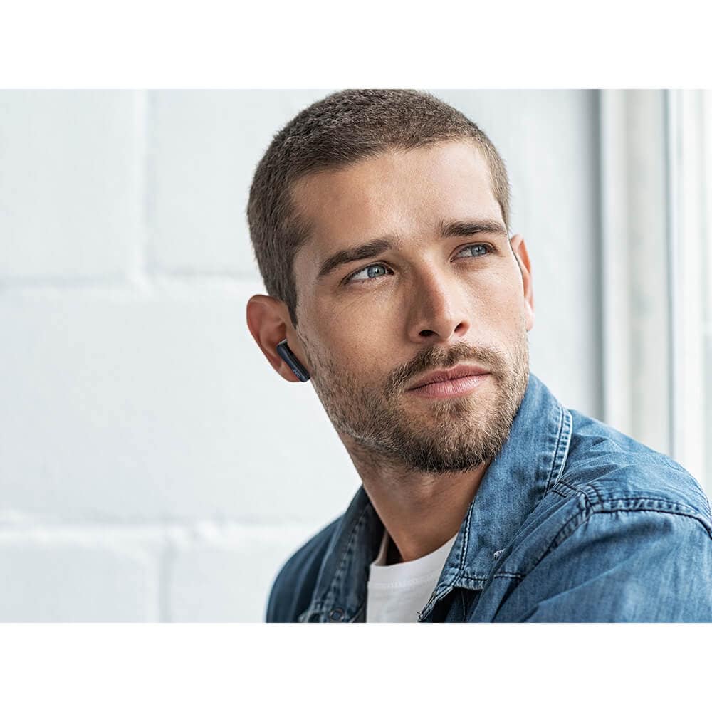 In-ear høretelefoner TWS, Sort