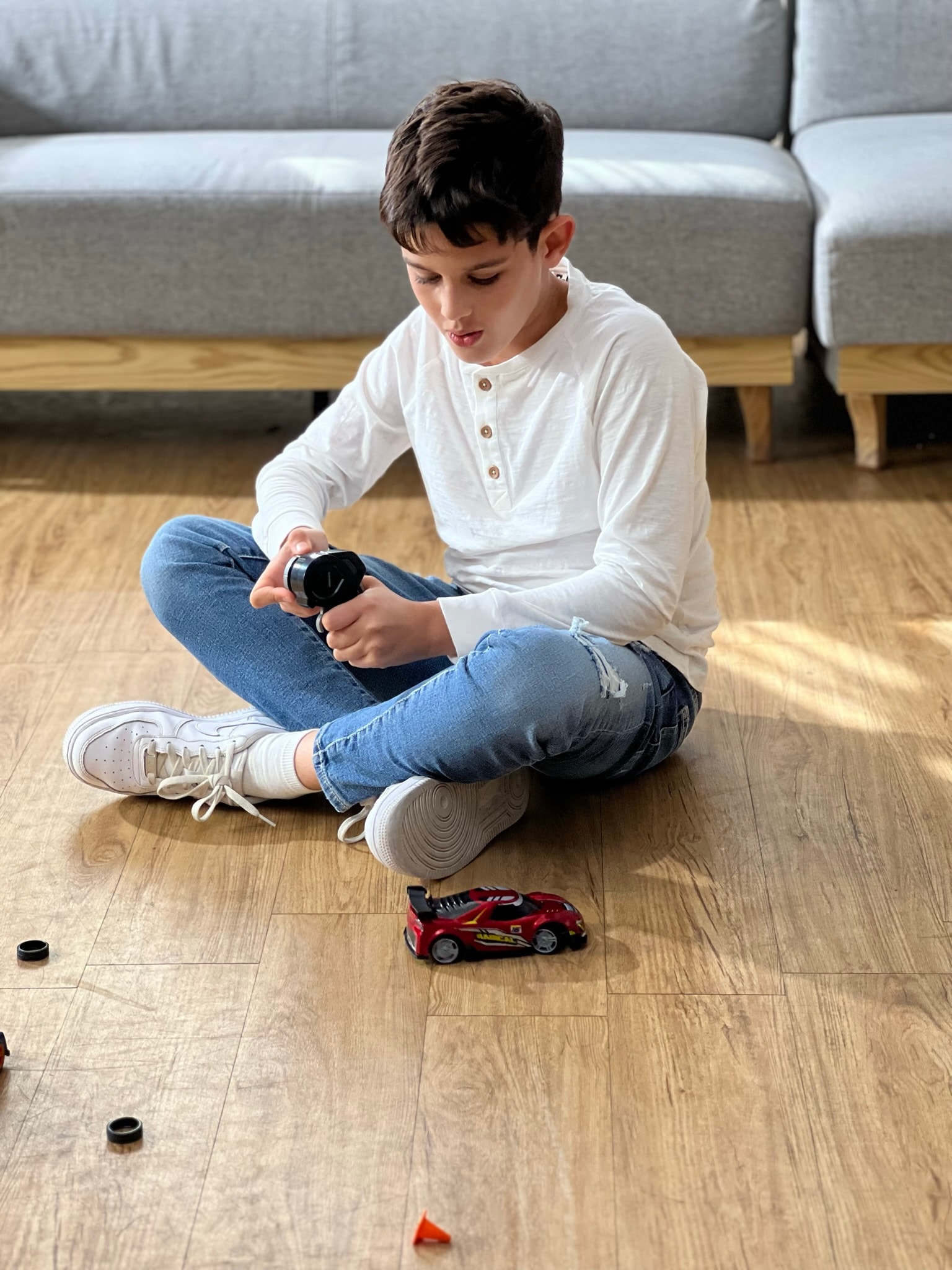Fjernstyret bil Build 2 Drive - Radical Racer, Rød