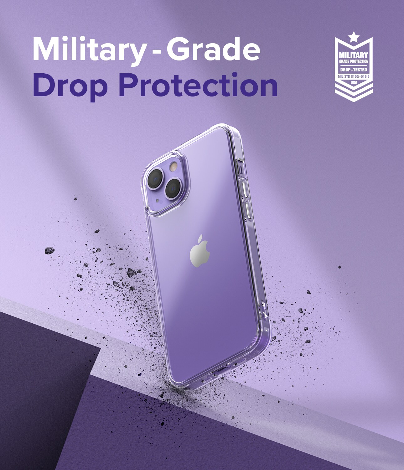 iPhone 13 Mini Fusion cover, Gennemsigtig