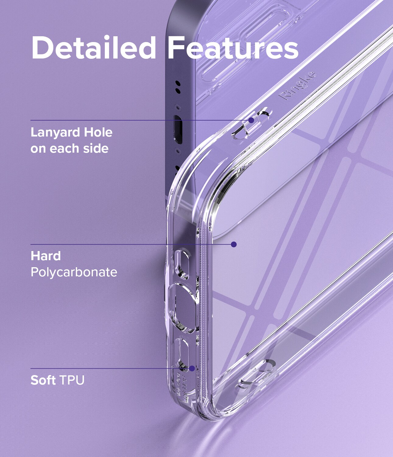 iPhone 13 Mini Fusion cover, Gennemsigtig