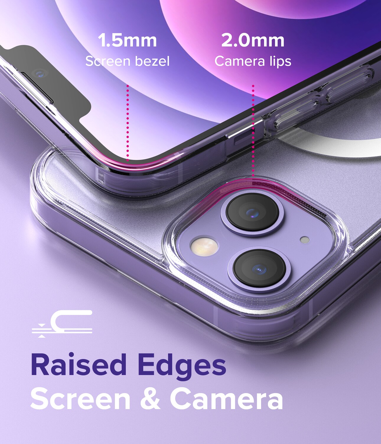 iPhone 13 Mini Fusion MagSafe cover, Gennemsigtig