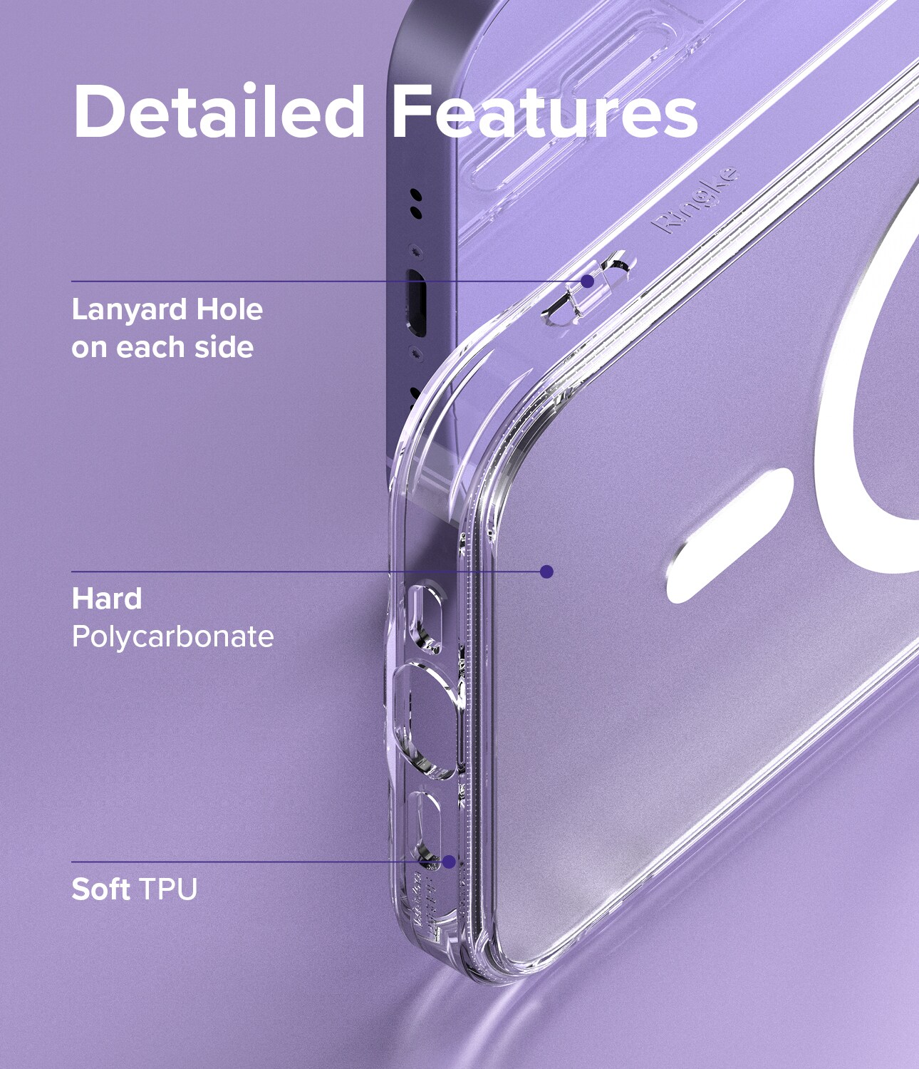 iPhone 13 Mini Fusion MagSafe cover, Gennemsigtig