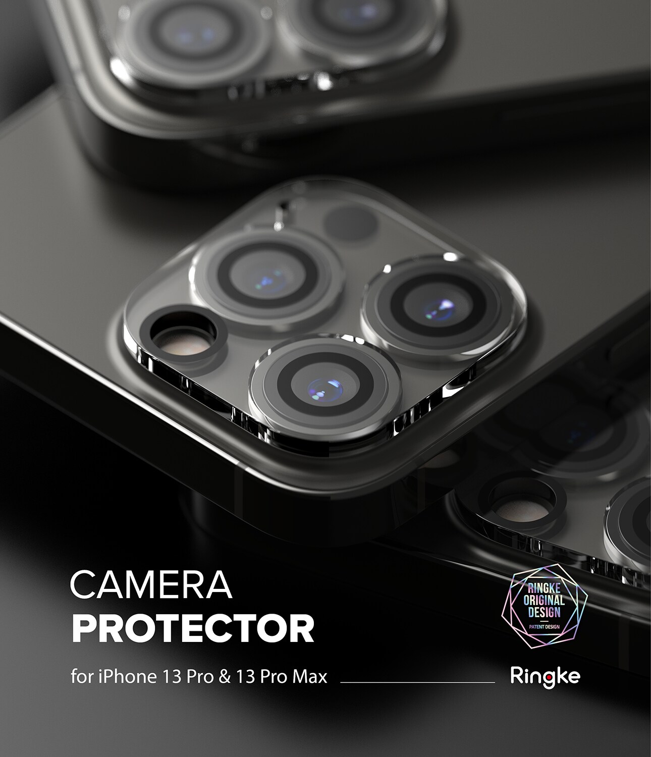 iPhone 13 Pro Kamerabeskyttelse i glas (2-pak)