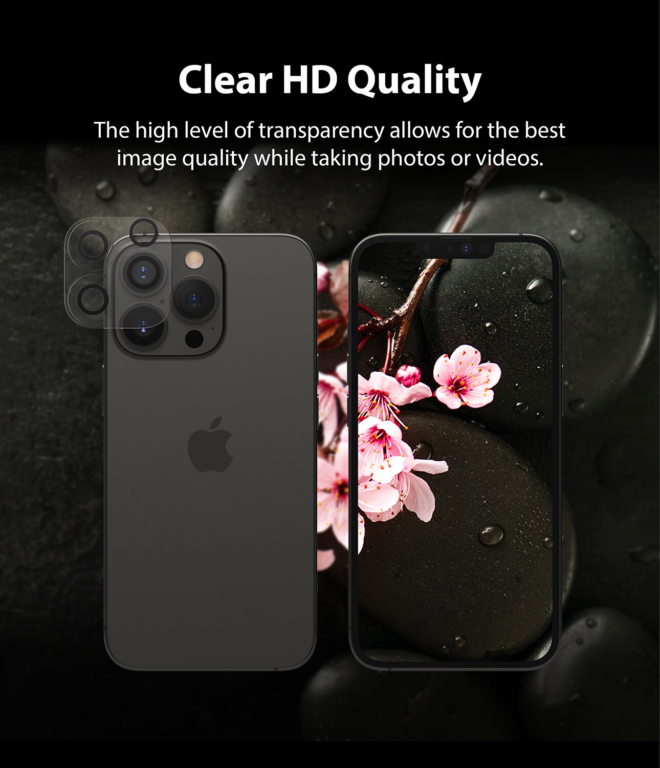iPhone 13 Pro Kamerabeskyttelse i glas (2-pak)