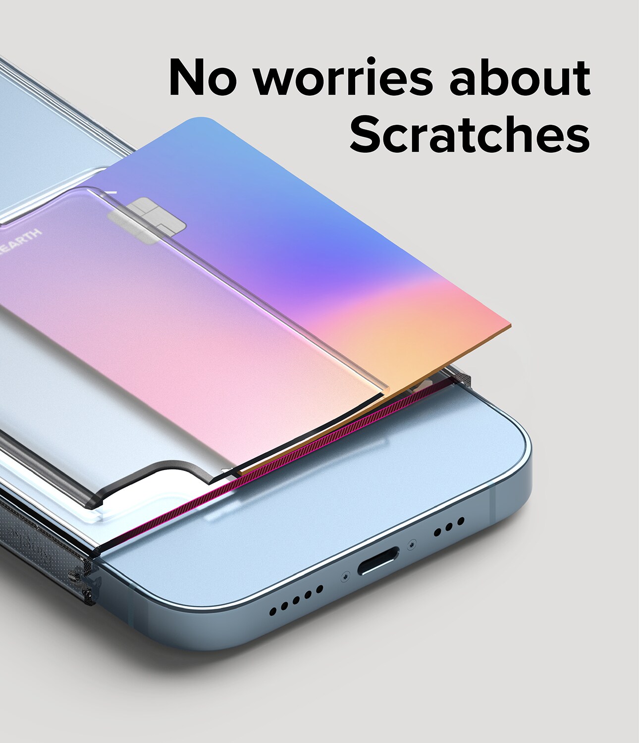 iPhone 13 Pro Fusion cover med kortholder, Gennemsigtig