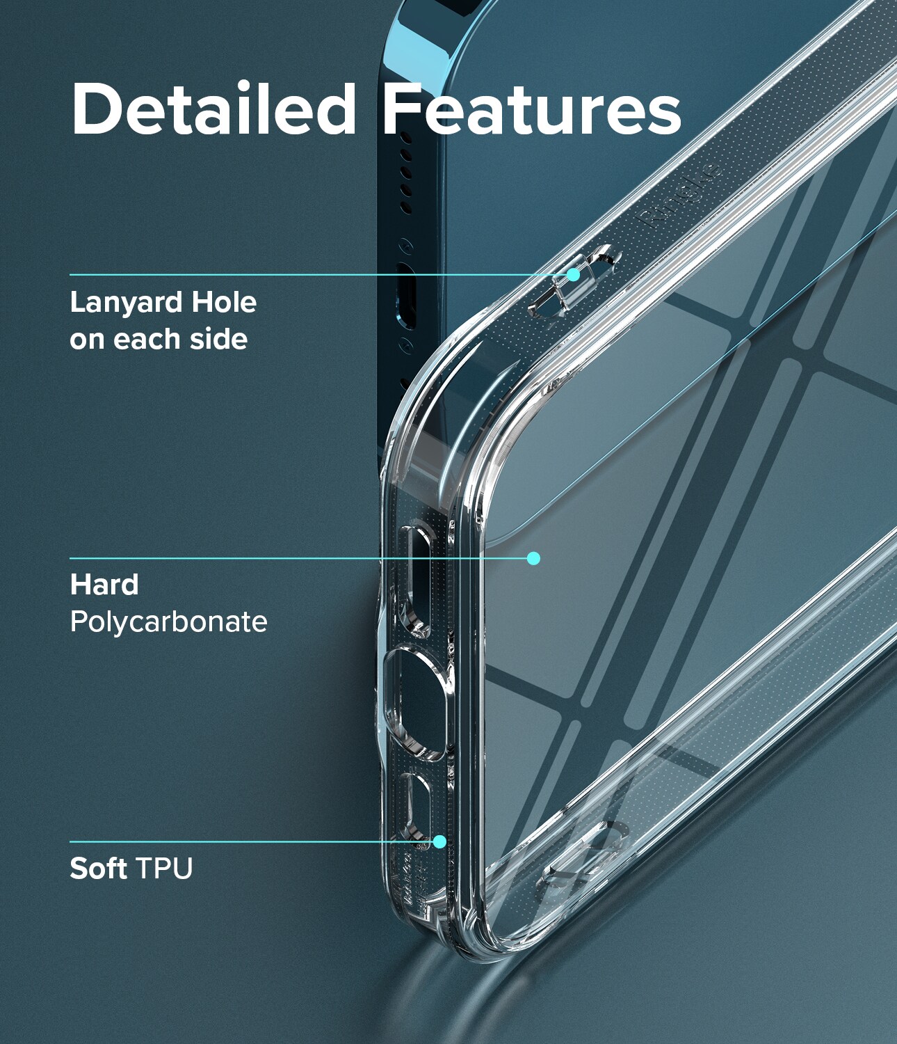 iPhone 13 Pro Fusion cover, Gennemsigtig