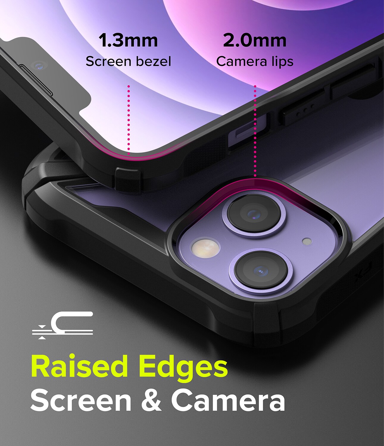 iPhone 13 Fusion X Cover, Sort
