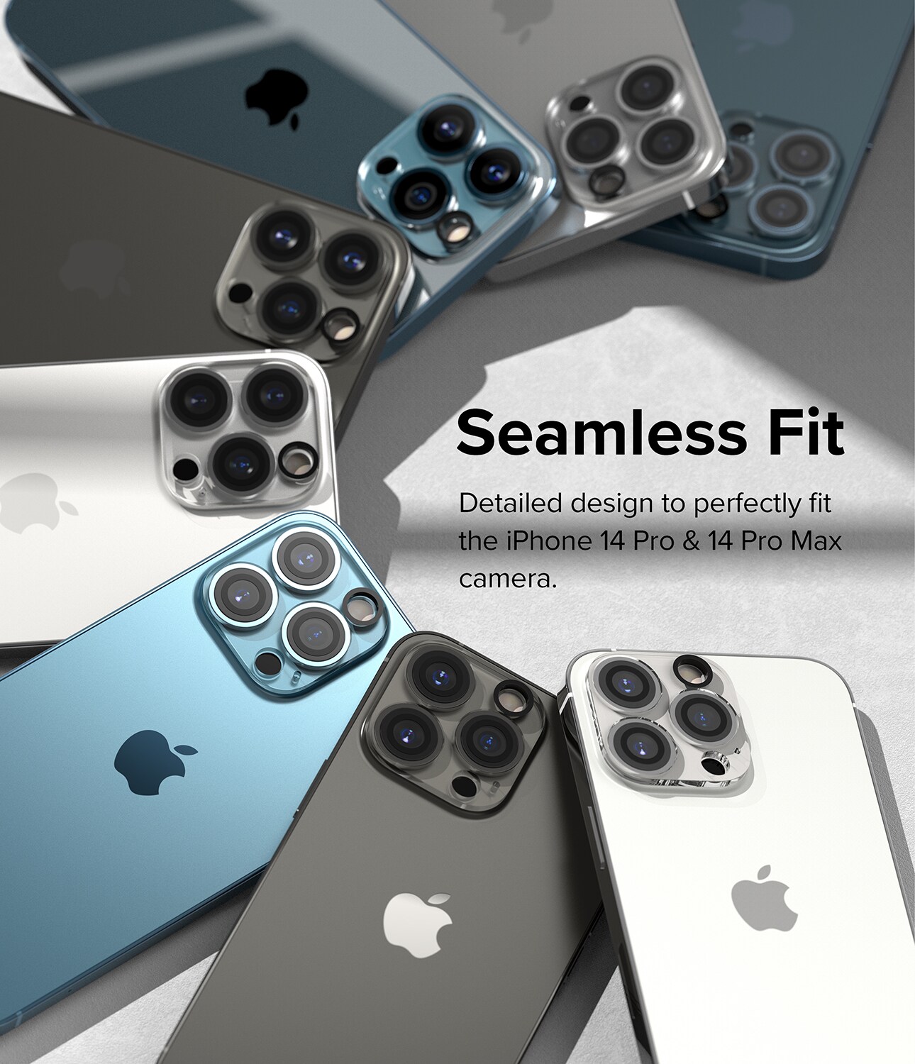 iPhone 14 Pro Max Kamerabeskyttelse i glas (2-pak)