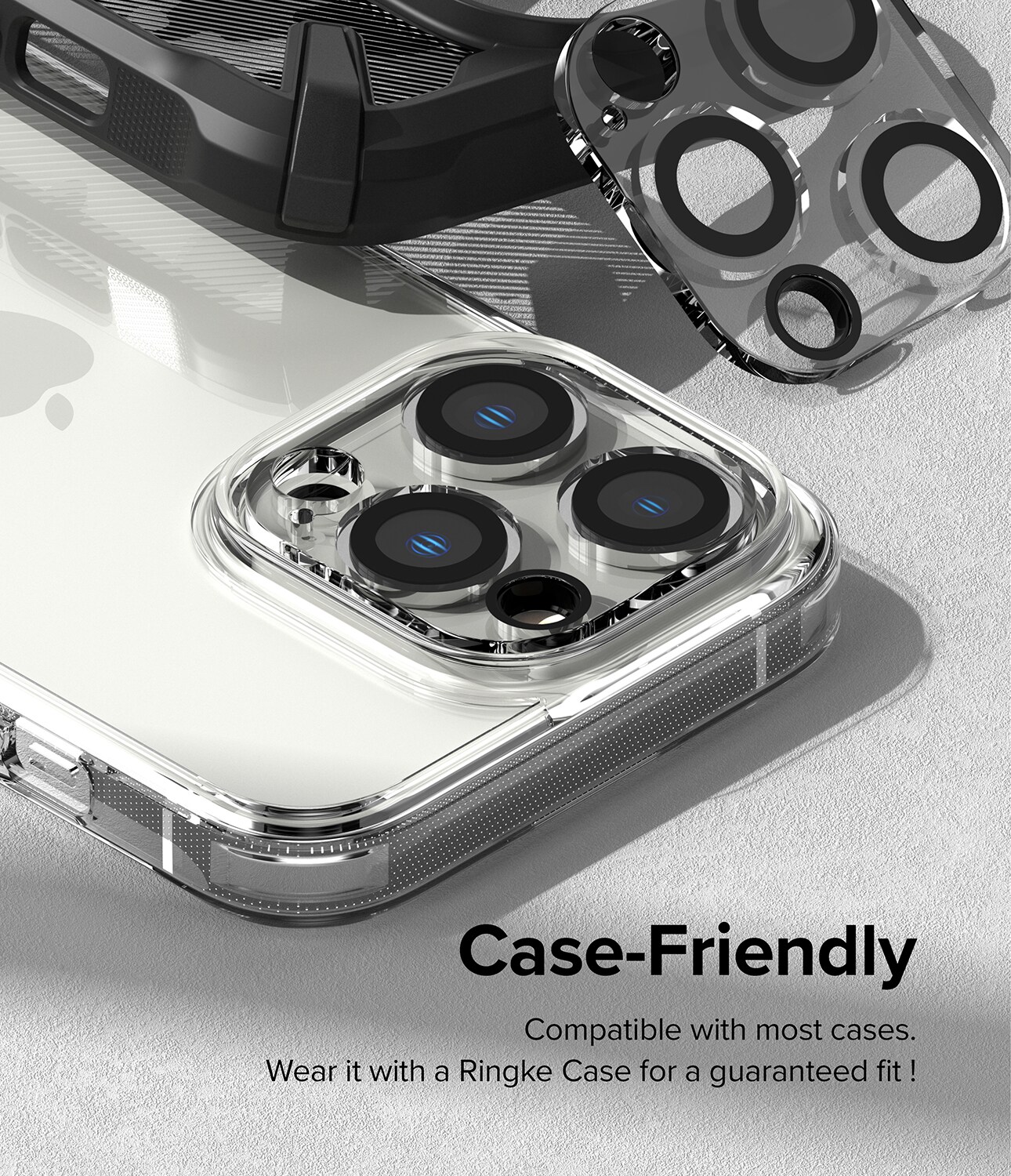iPhone 14 Pro Max Kamerabeskyttelse i glas (2-pak)