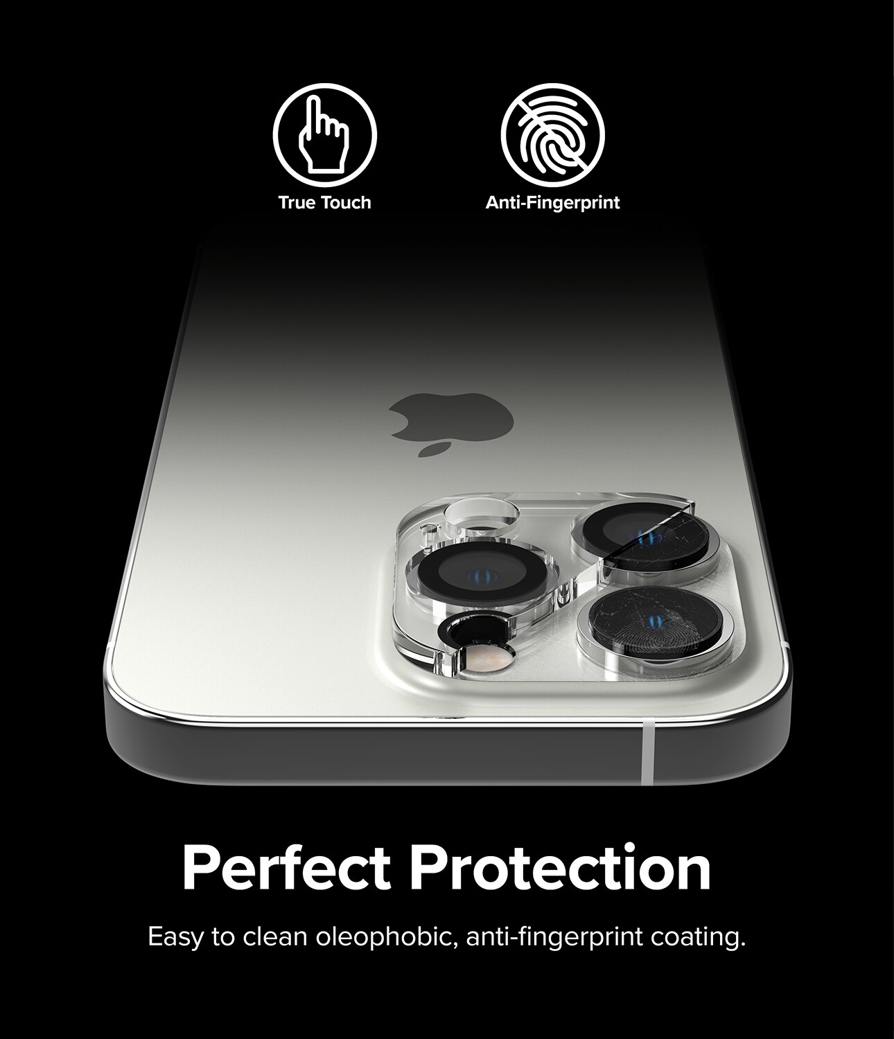 iPhone 14 Pro Max Kamerabeskyttelse i glas (2-pak)