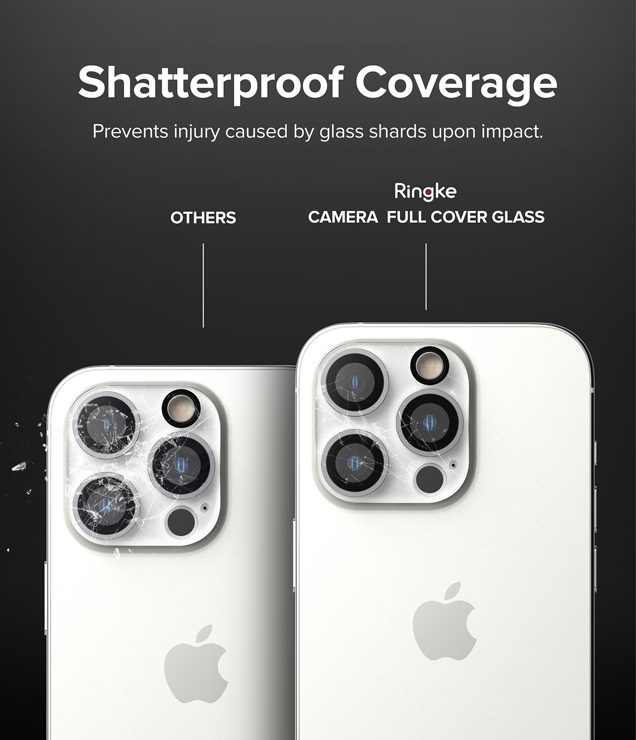 iPhone 14 Pro Max Kamerabeskyttelse i glas (2-pak)