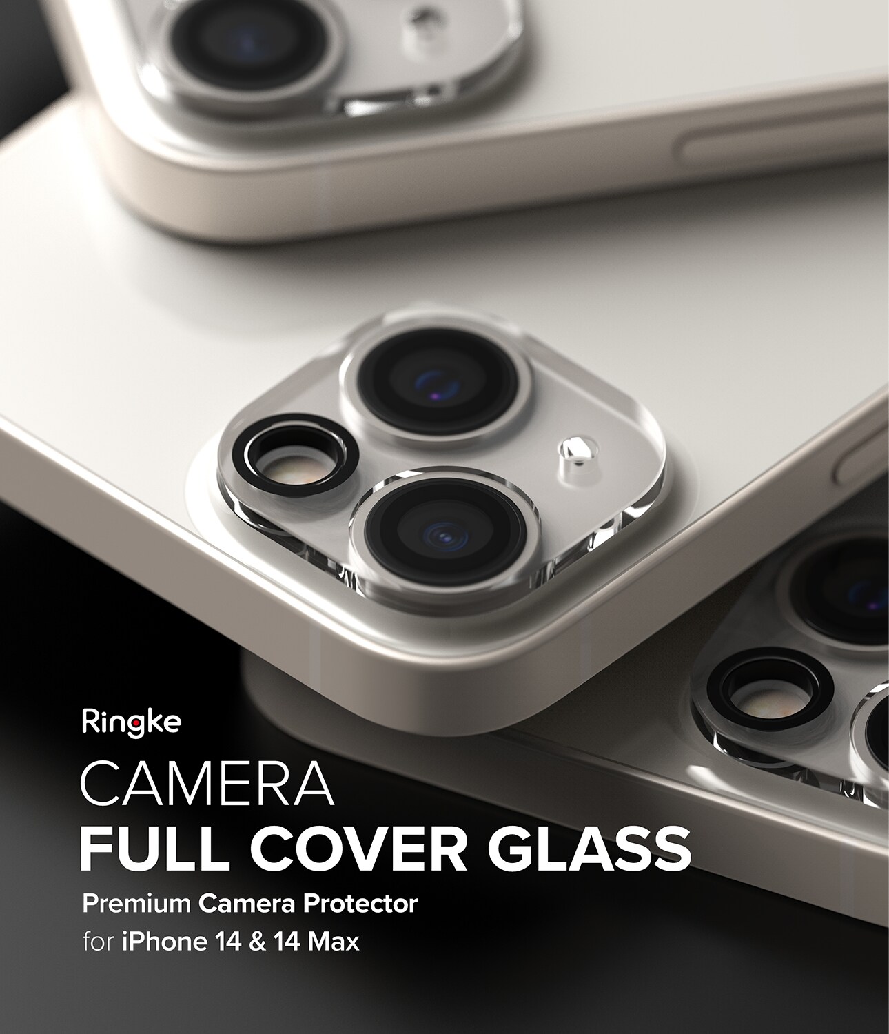 iPhone 14 Kamerabeskyttelse i glas (2-pak)
