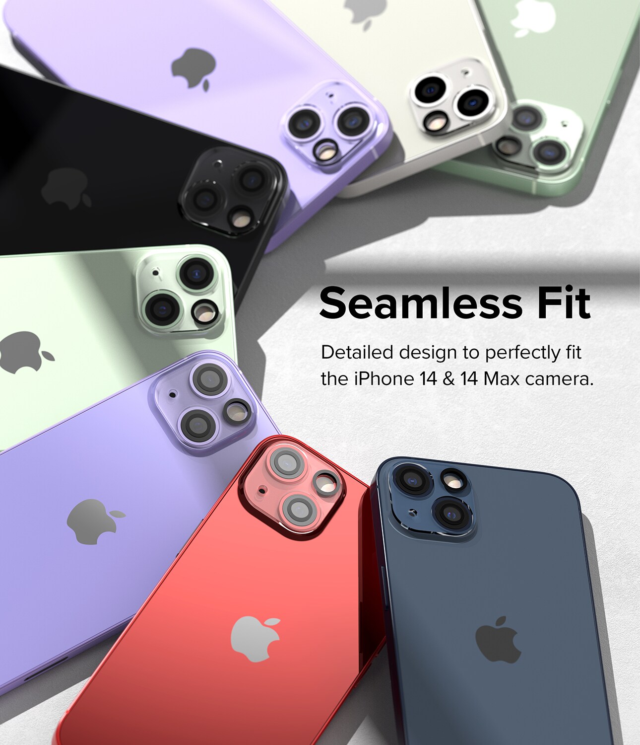 iPhone 14 Kamerabeskyttelse i glas (2-pak)