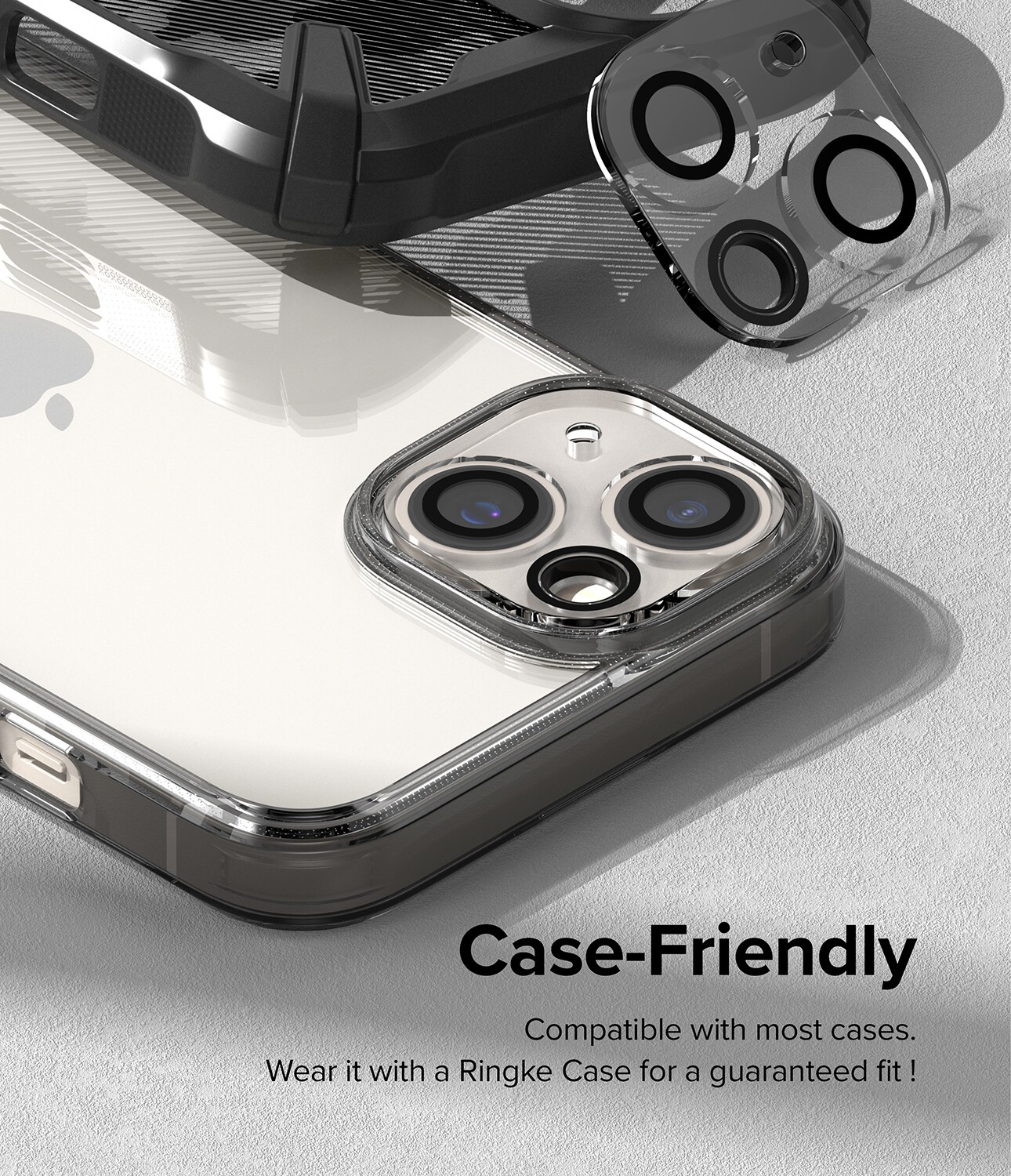 iPhone 14 Kamerabeskyttelse i glas (2-pak)