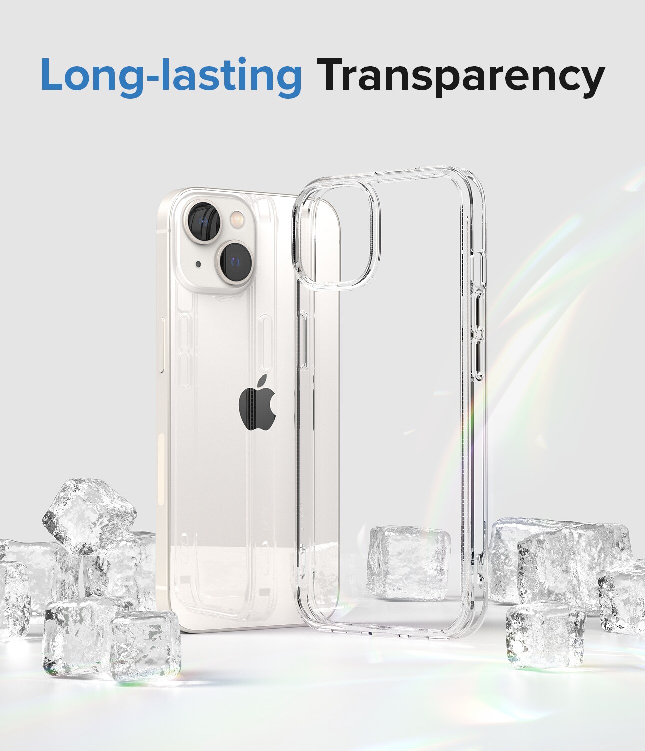 iPhone 14 Plus Fusion cover, Gennemsigtig