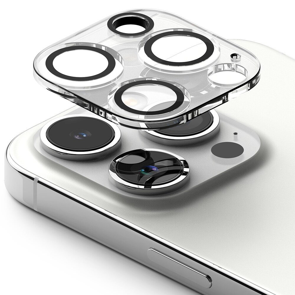 iPhone 15 Pro Max Kamerabeskyttelse i glas (2-pak)