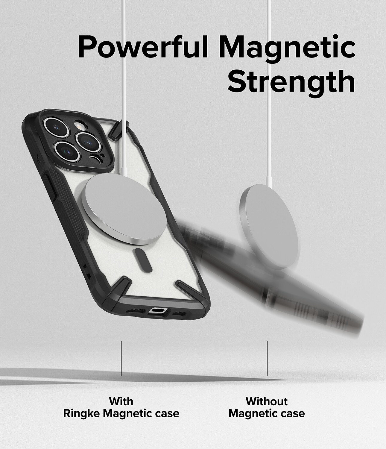 iPhone 15 Pro Fusion X MagSafe cover, Sort