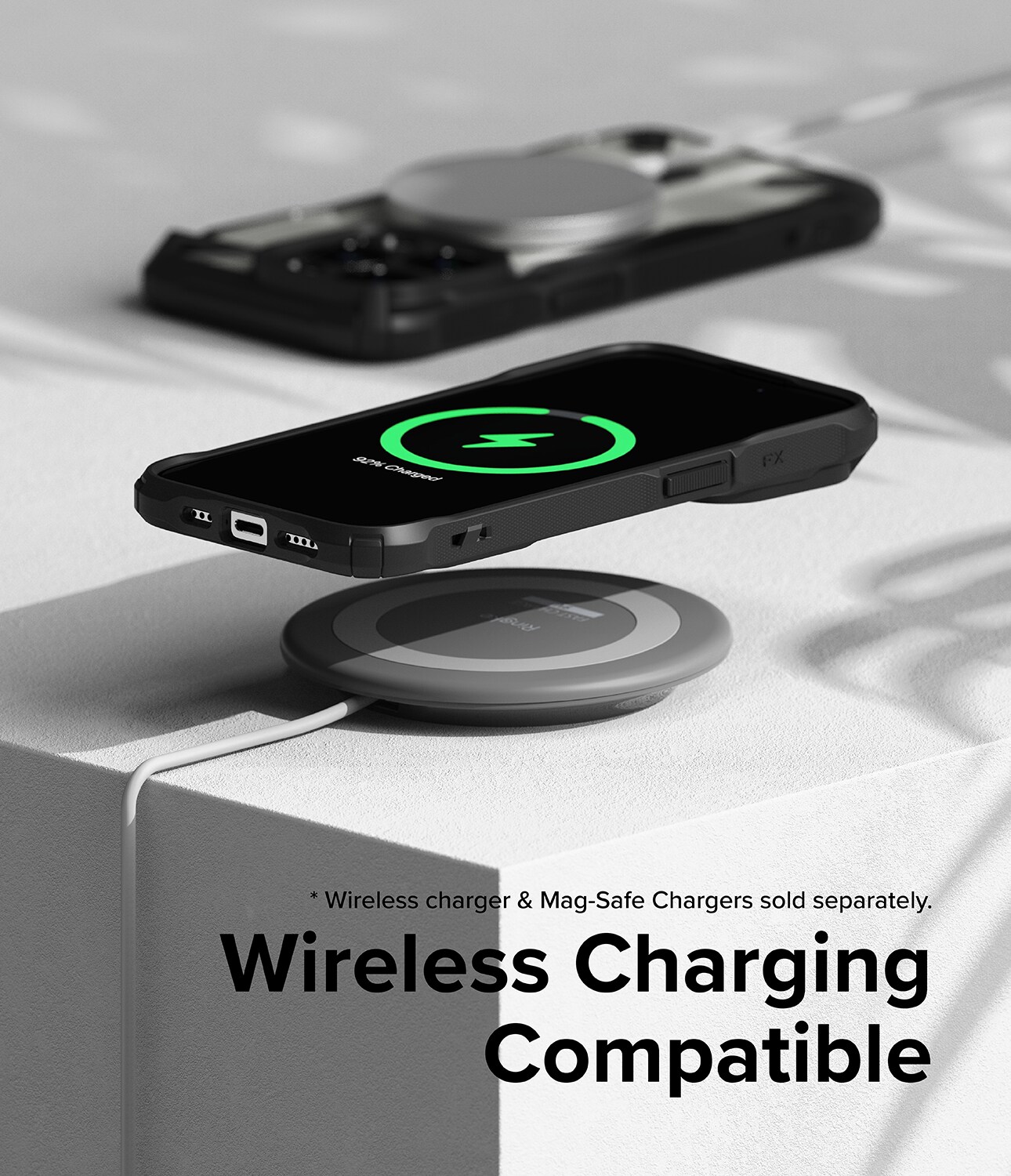 iPhone 15 Pro Fusion X MagSafe cover, Sort