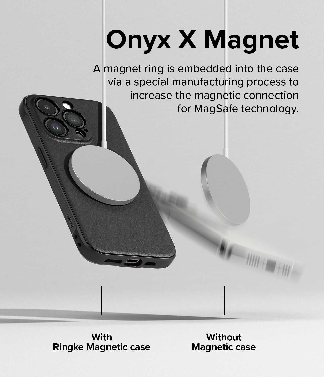 iPhone 15 Pro Max Onyx MagSafe cover, Black