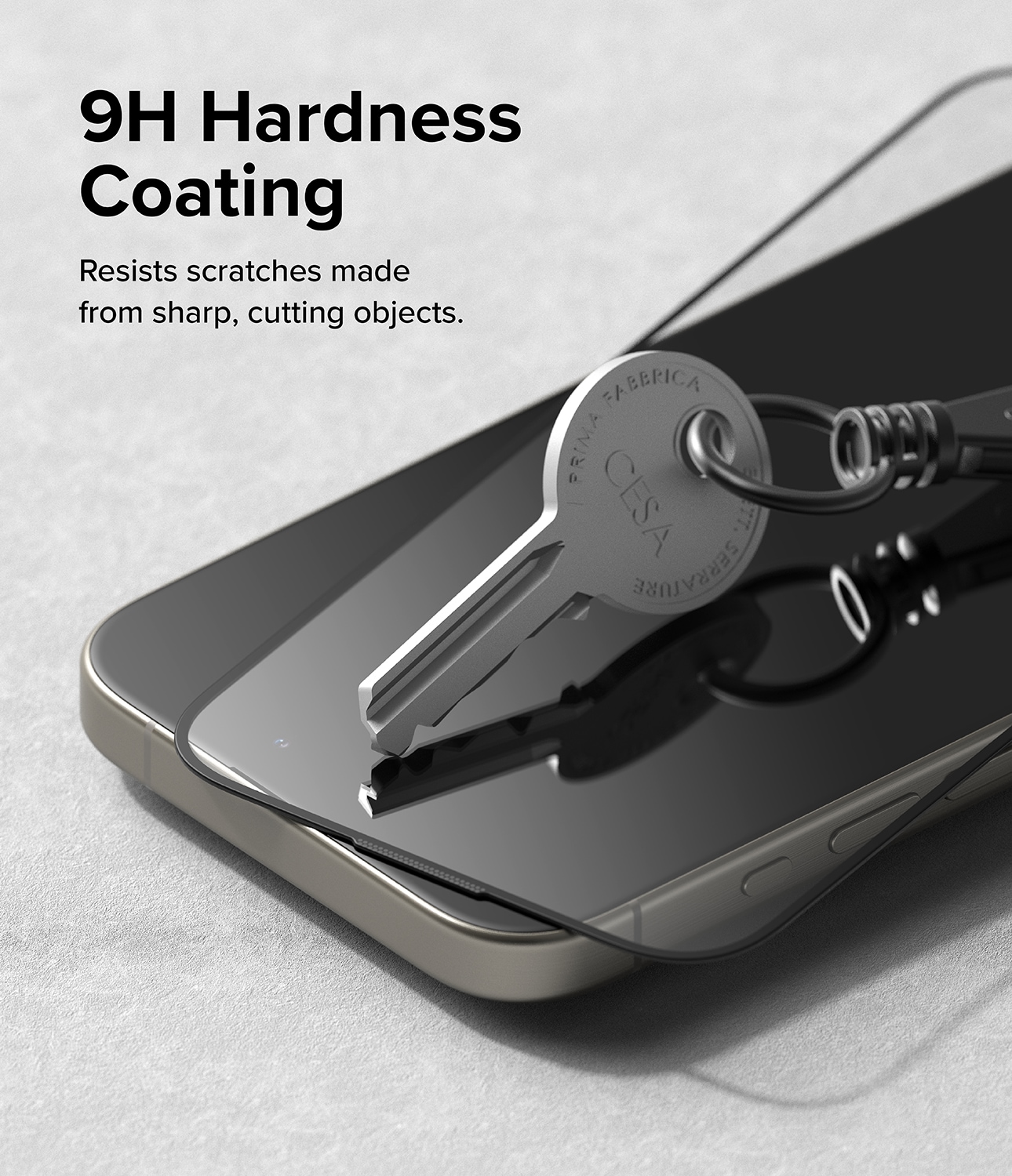 iPhone 15 Pro Max Skærmbeskytter i glas med monteringsramme (2-pak)