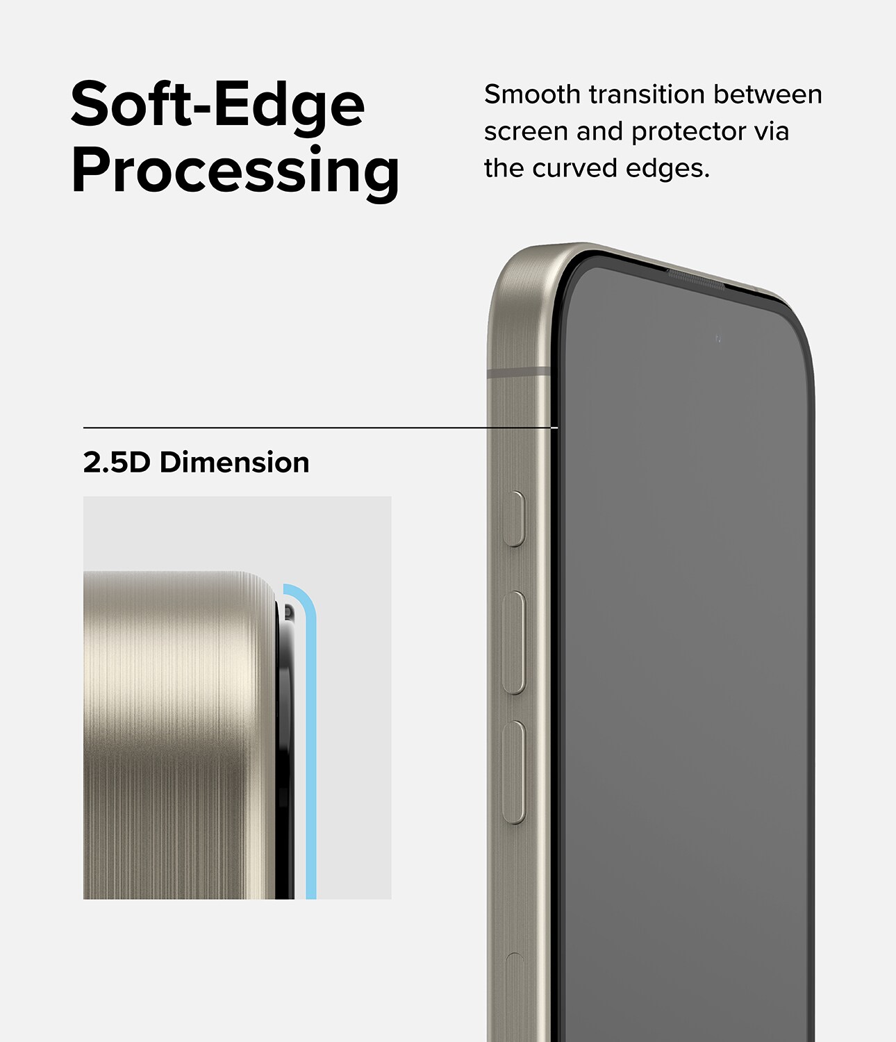 iPhone 15 Pro Max Skærmbeskytter i glas med monteringsramme (2-pak)
