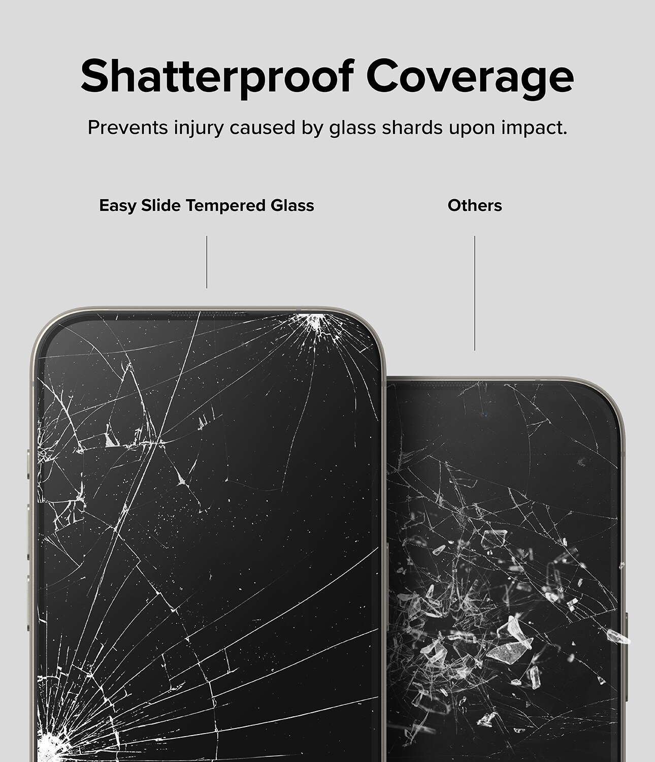 iPhone 15 Pro Max Skærmbeskytter i glas med monteringsramme (2-pak)