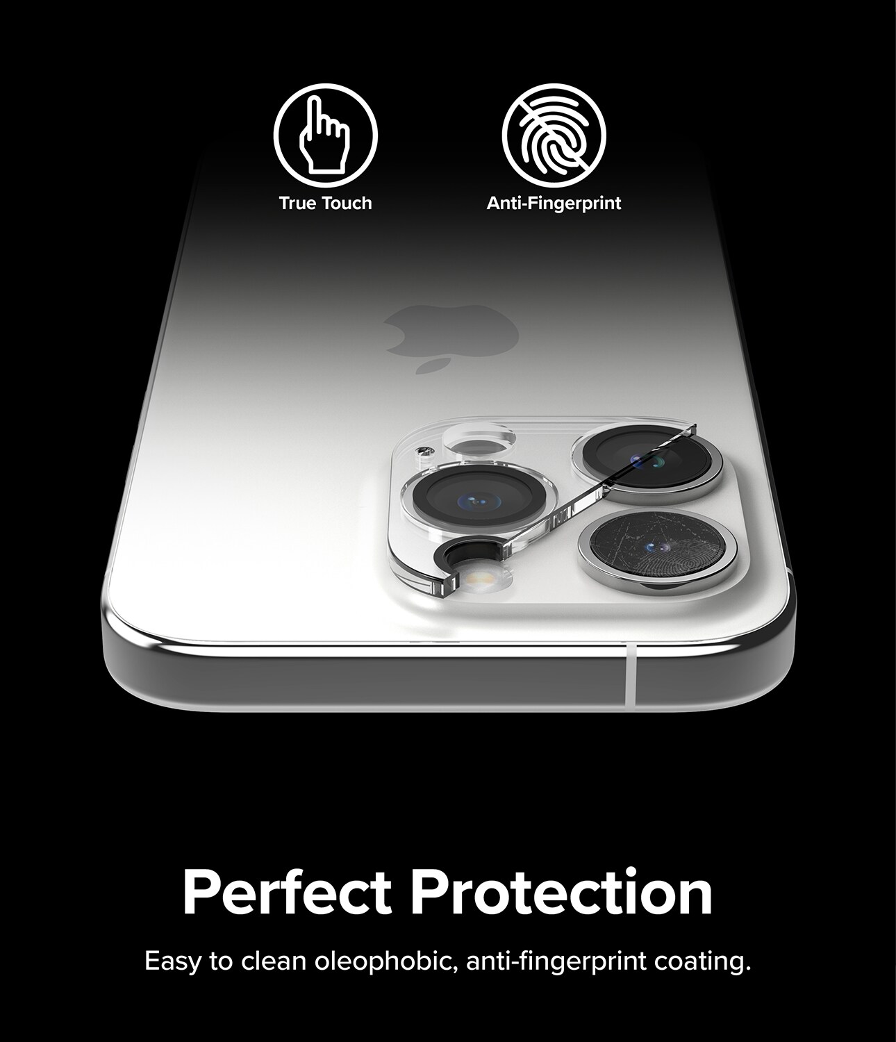 iPhone 15 Pro Kamerabeskyttelse i glas (2-pak)