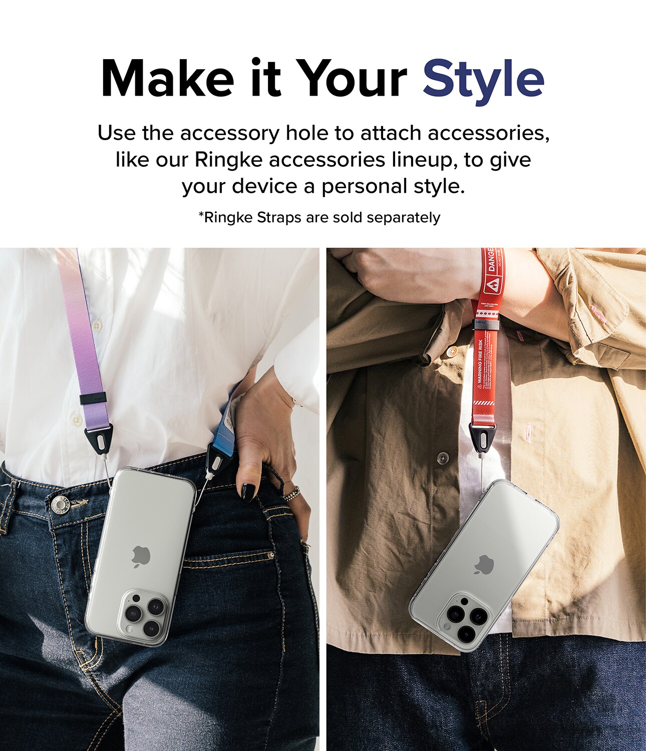 iPhone 15 Pro Fusion cover, Gennemsigtig