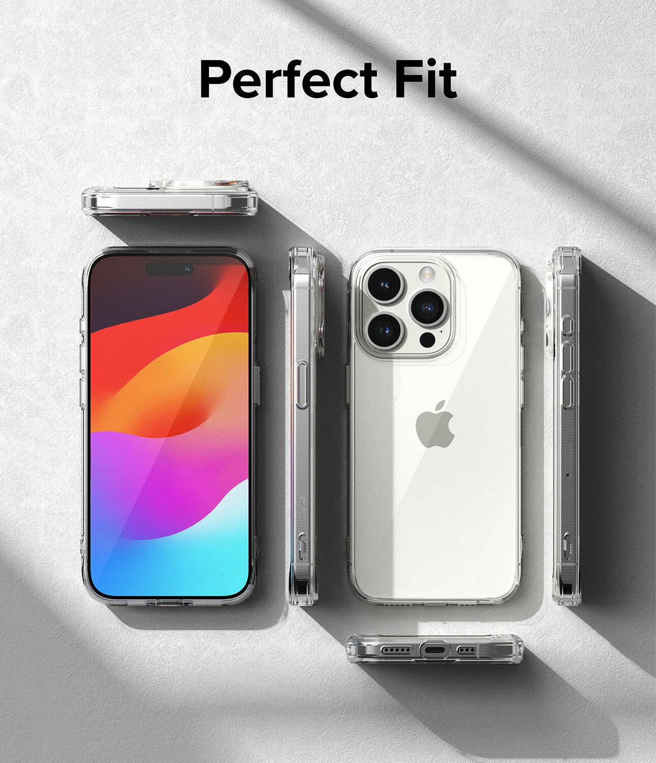 iPhone 15 Pro Fusion cover, Gennemsigtig