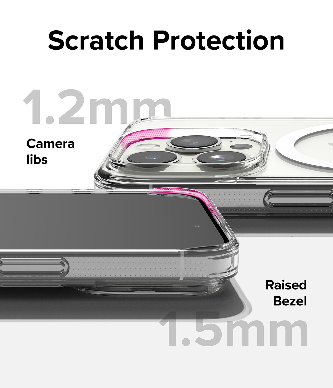 iPhone 15 Pro Fusion MagSafe cover, Gennemsigtig