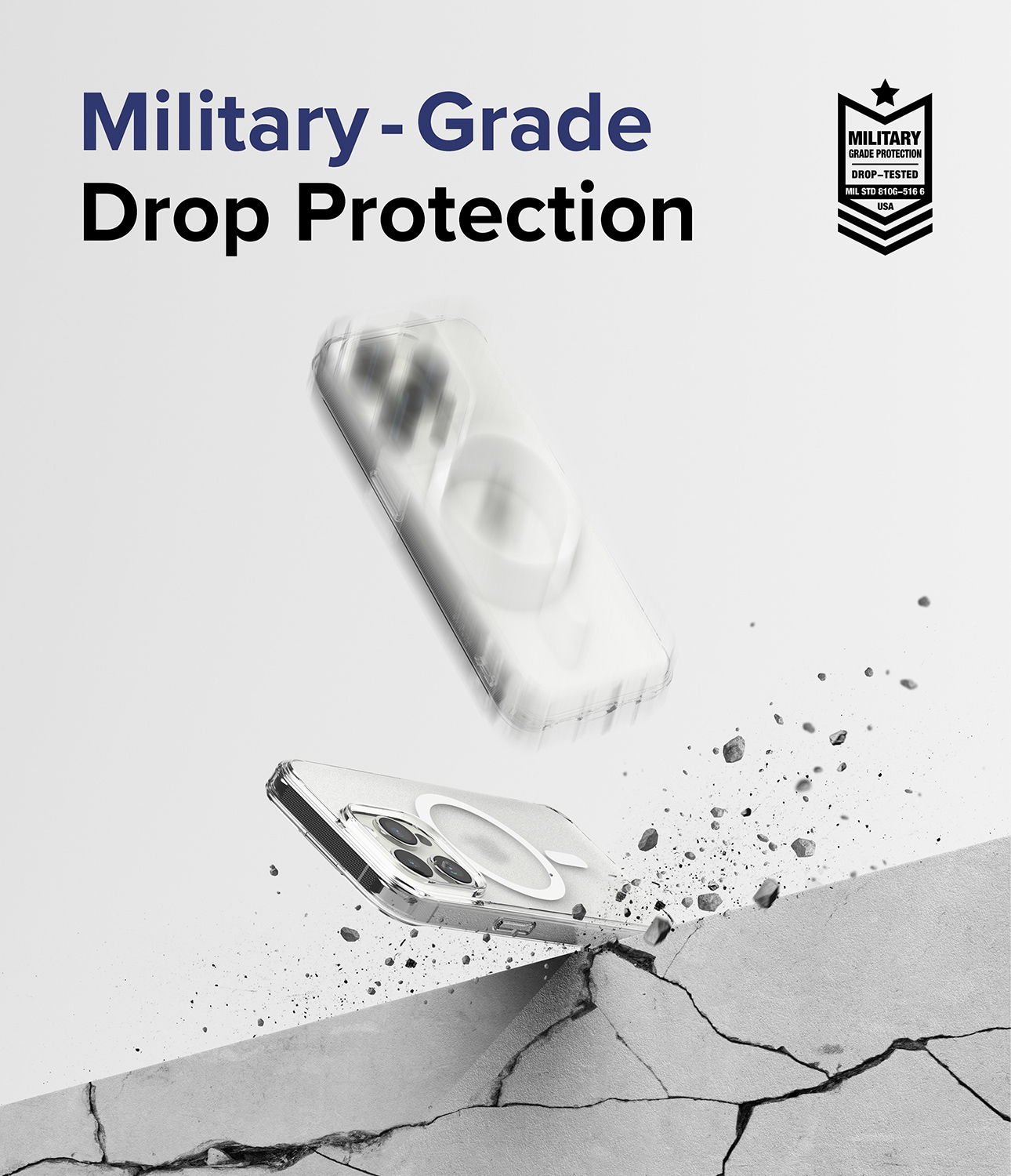 iPhone 15 Pro Fusion MagSafe cover, Mat gennemsigtig