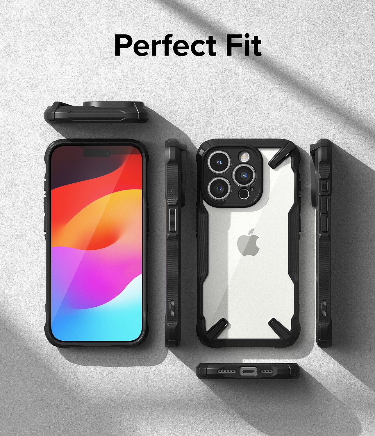 iPhone 15 Pro Fusion X Cover, Sort