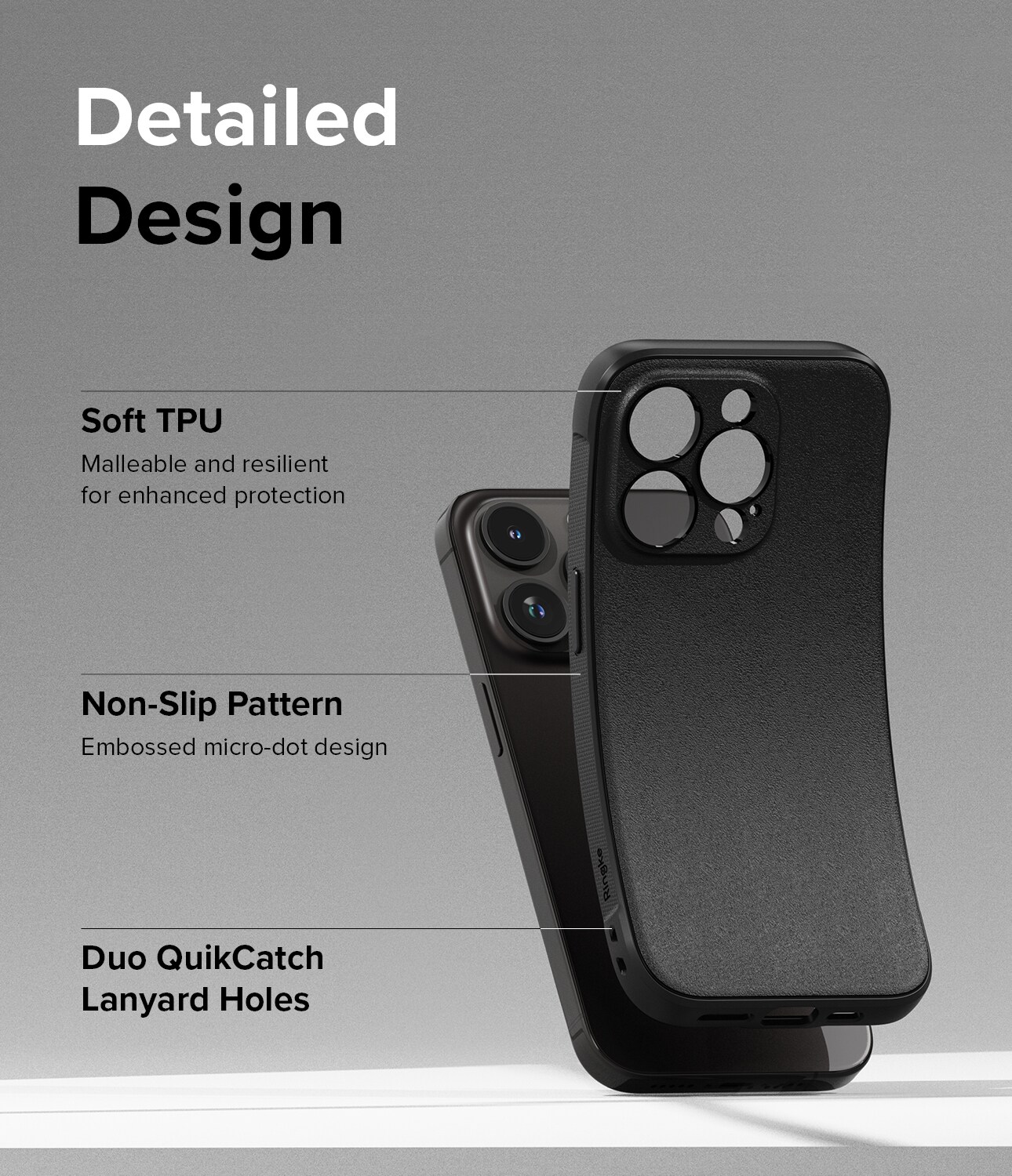 iPhone 15 Pro Onyx Cover, Black