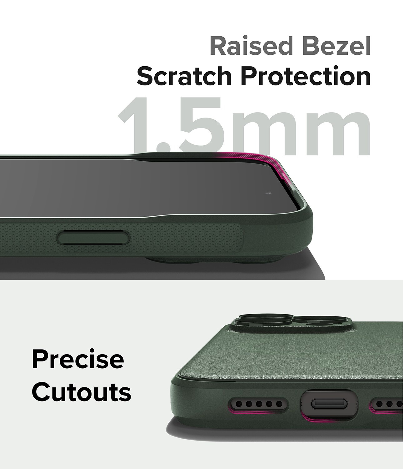 iPhone 15 Pro Onyx MagSafe cover, Dark Green