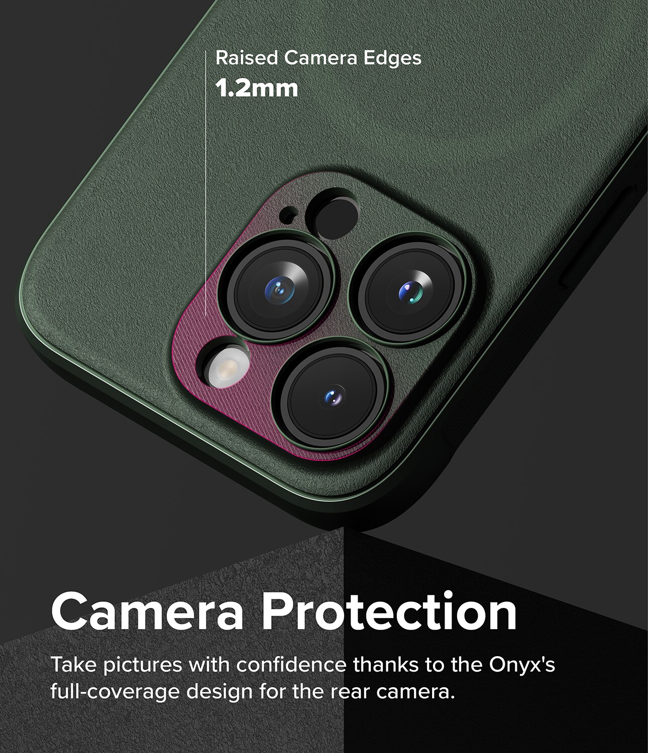 iPhone 15 Pro Onyx MagSafe cover, Dark Green