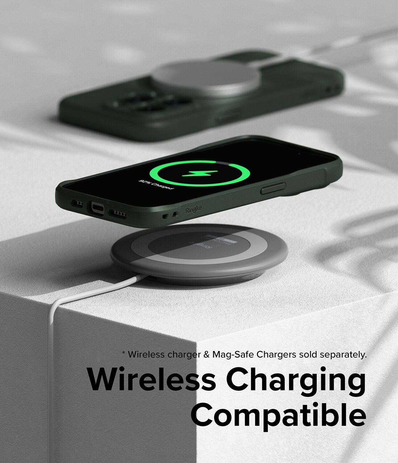 iPhone 15 Pro Onyx MagSafe cover, Dark Green