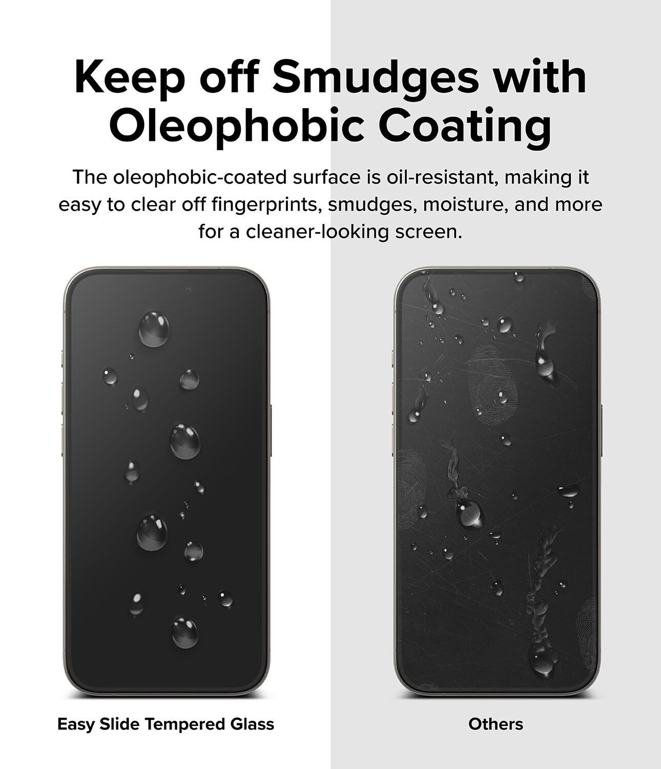 iPhone 15 Pro Skærmbeskytter i glas med monteringsværktøj