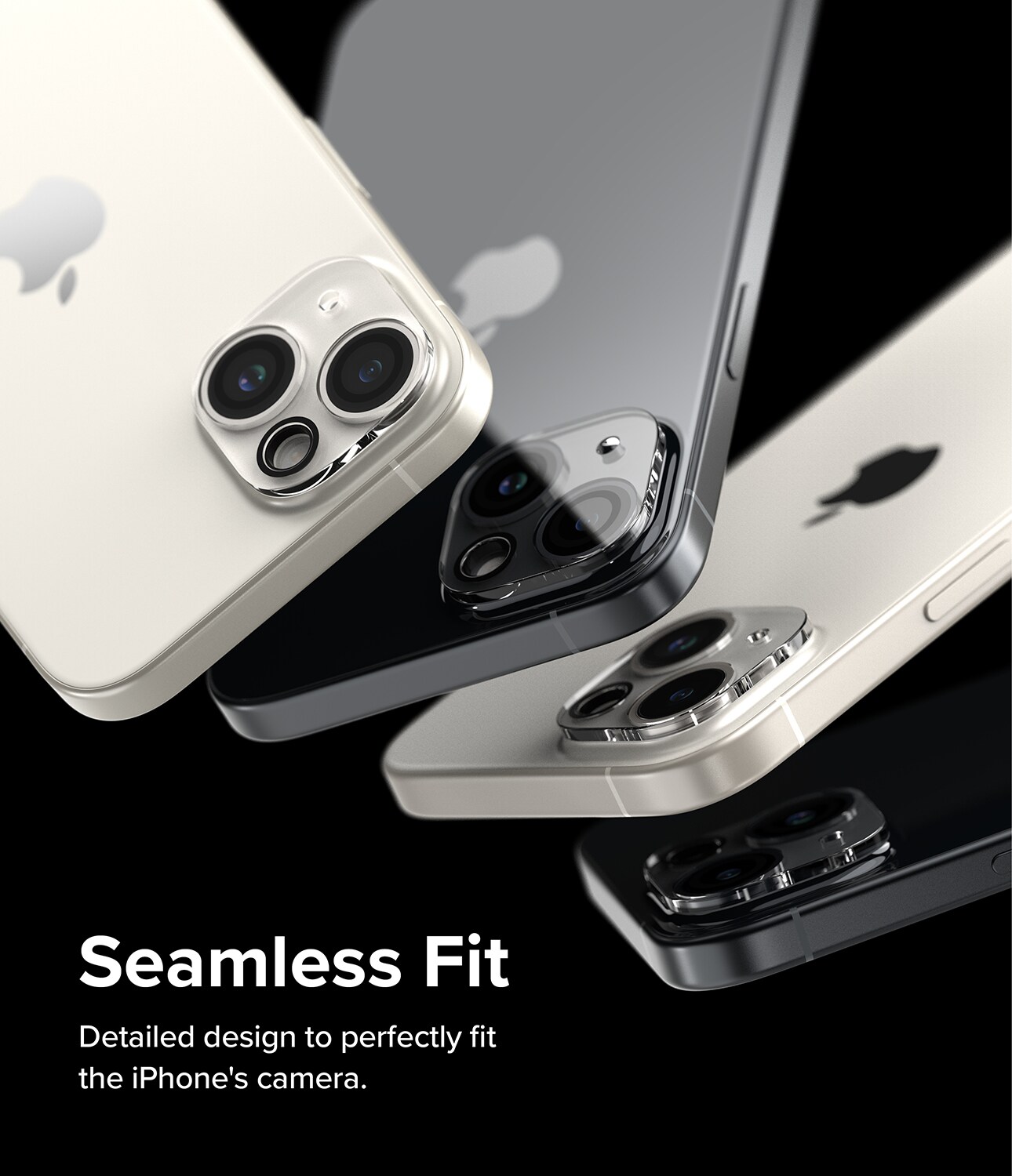 iPhone 15 Plus Kamerabeskyttelse i glas (2-pak)