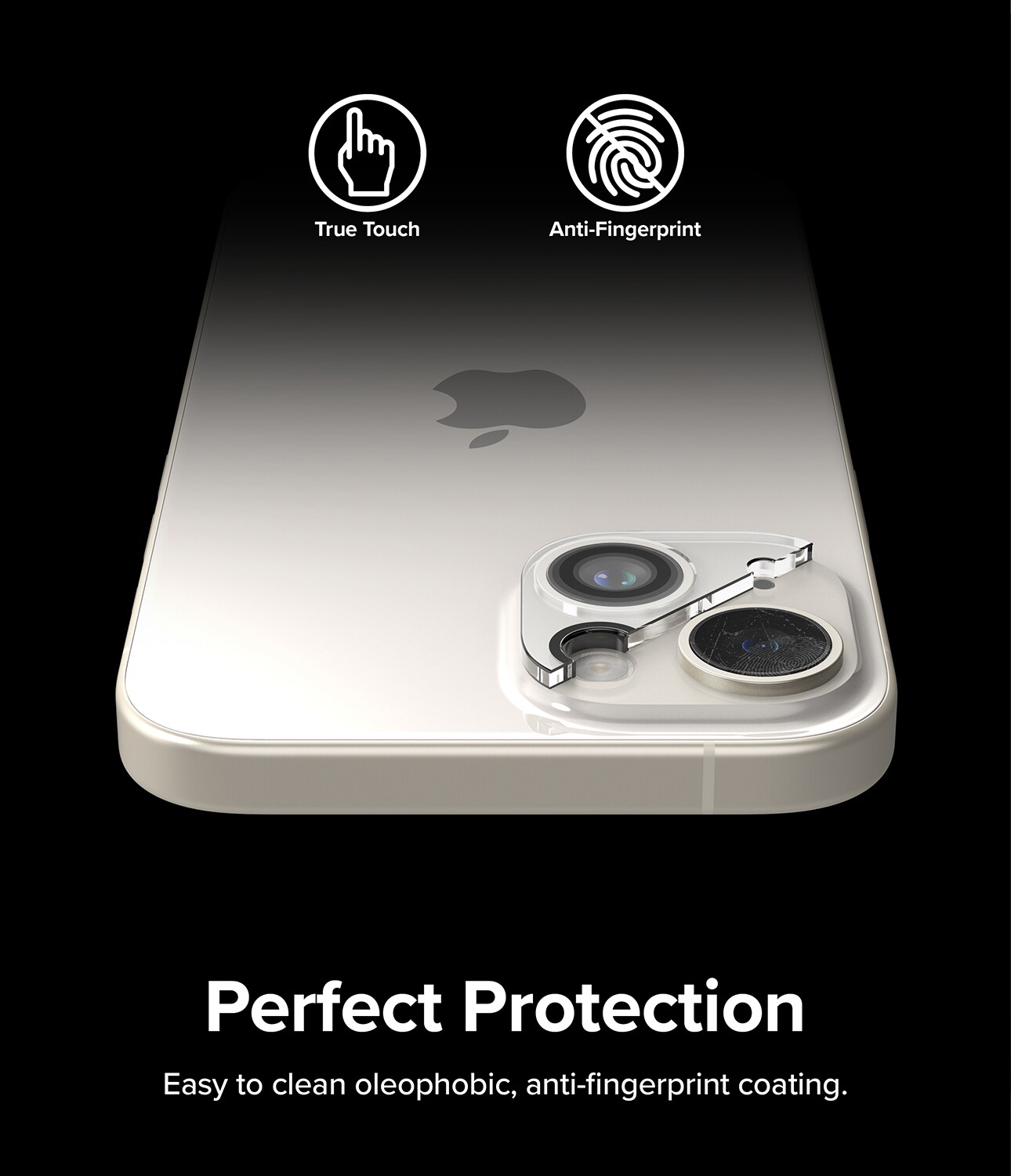 iPhone 15 Plus Kamerabeskyttelse i glas (2-pak)
