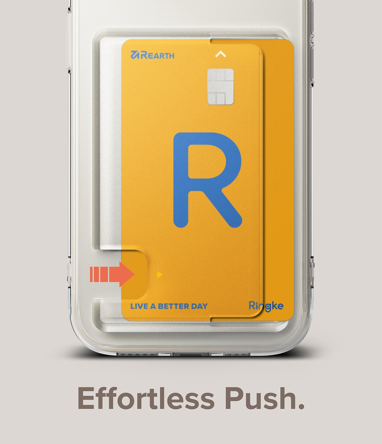 iPhone 15 Fusion cover med kortholder, Gennemsigtig