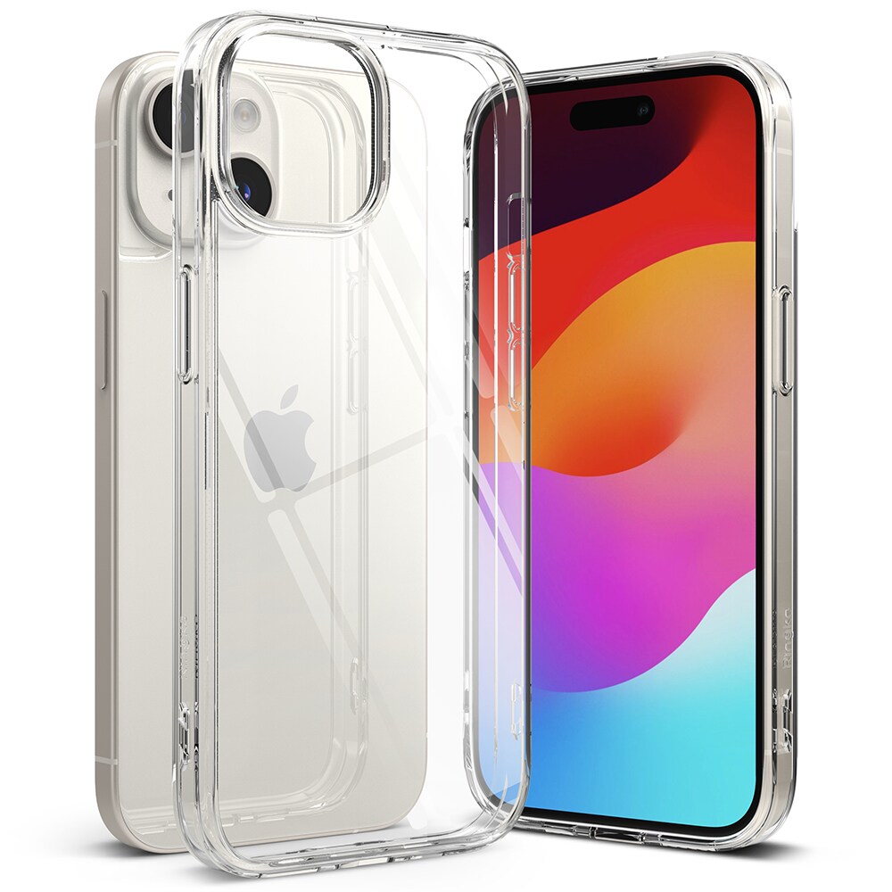 iPhone 15 Fusion cover, Gennemsigtig